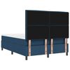 vidaXL Cama tipo Box Spring con colch&oacute;n Azul 140 x 200 cm tela