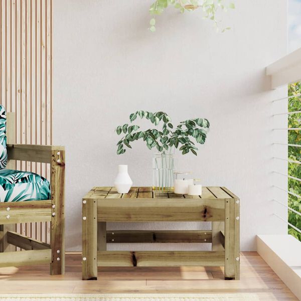 vidaXL Taburete de jard&iacute;n madera de pino impregnada