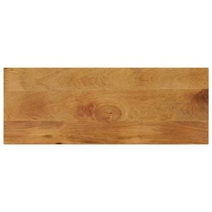 vidaXL Tablero de mesa rectangular madera maciza mango 70x30x2,5 cm