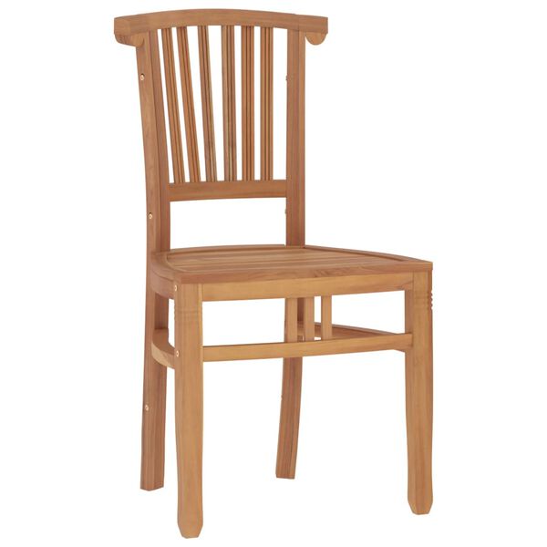 vidaXL Juego de comedor de jard&iacute;n 7 piezas madera maciza de teca