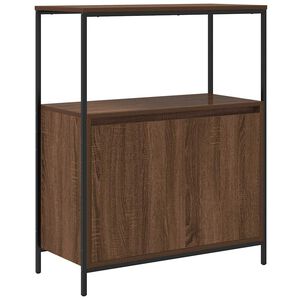 vidaXL Mueble de baño con estantes roble marrón 76,5x35x95 cm