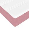vidaXL Cama tipo Box Spring con colch&oacute;n Rosa 180 x 210 cm tela