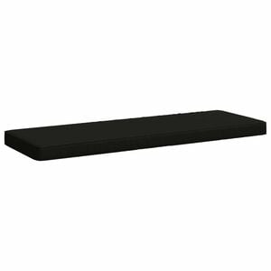 vidaXL Coj&iacute;n para banco de 1 pieza VUGHT 100% Poli&eacute;ster Negro