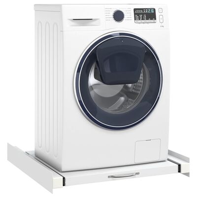 vidaXL Kit de apilamiento para lavadora con estante extraíble