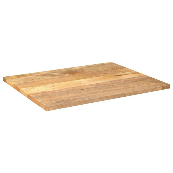 vidaXL Tablero de mesa rectangular madera maciza mango 90x80x2,5 cm