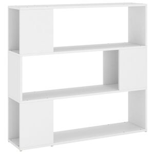 vidaXL Estanter&iacute;a de libros/divisor de espacios blanco 100x24x94 cm