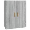 vidaXL Armario de pared colgante gris Sonoma 69,5x34x90 cm