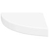 vidaXL Estantes flotantes de pared 4 uds MDF blanco 25x25x3,8 cm