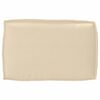 vidaXL Juego de Cojines para Palets 2 pcs Beige Tela Oxford