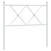 vidaXL Cabecero de repuesto de metal blanco 90 cm