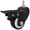 vidaXL Ruedas 12 uds. Negro M6 x 37 mm Hierro y Nailon