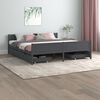 vidaXL Estructura de cama 4 cajones madera pino gris oscuro 180x200 cm