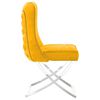 vidaXL Sillas de comedor 6 uds terciopelo amarillo mostaza