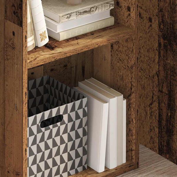 vidaXL Estanter&iacute;a madera de ingenier&iacute;a color envejecido 40x30x77 cm