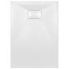 vidaXL Plato de ducha SMC blanco 100x70 cm