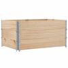 vidaXL Collares de palets 3 unidades madera maciza de pino 120x80 cm