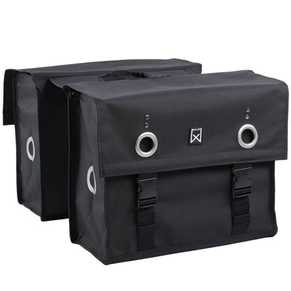 Willex Alforjas para bicicleta 52 L negro