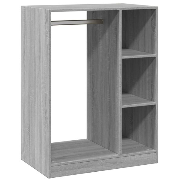 vidaXL Armario de madera de ingenier&iacute;a gris Sonoma 77x48x102 cm
