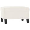vidaXL Sill&oacute;n con taburete tela de microfibra beige 60 cm