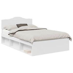 vidaXL Estructura de cama 120 x 190 cm Madera de pino macizo