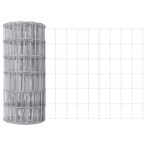 vidaXL Euro Valla 0,4 x 10 m Hierro recubierto de PVC