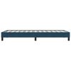 vidaXL Estructura de cama sin colch&oacute;n terciopelo azul oscuro 80x210 cm