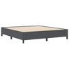 vidaXL Cama tipo Box Spring Gris oscuro 180 x 200 cm Terciopelo
