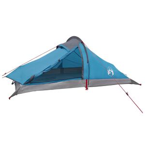 vidaXL Tienda de senderismo 2 persona Azul