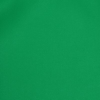 vidaXL Silla gaming cuero sintético negro y verde