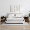 vidaXL Mesa de Noche Roble Humo 50 x 39,5 x 50 cm Madera contrachapada