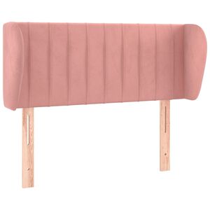 vidaXL Cabecero de terciopelo rosa 103x23x78/88 cm