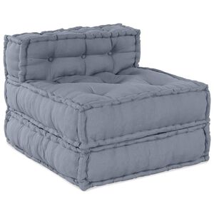 vidaXL Unidad de Sof&aacute; Modular Tela Gris 70 x 70 x 56 cm