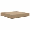 vidaXL Coj&iacute;n para sof&aacute; de exterior Poli&eacute;ster Gris topo 60 x 60 cm
