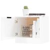 vidaXL Mesitas de noche 2 uds color blanco brillante 40x39x40 cm