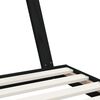 vidaXL Estructura de cama para niños madera de pino negro 80x160 cm