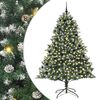 vidaXL &Aacute;rbol de Navidad artificial Verde 240 cm PVC, Pl&aacute;stico y Acero