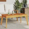 vidaXL Mesa de comedor de jardín madera maciza de acacia 100x55x45 cm