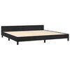 vidaXL Estructura cama sin colch&oacute;n terciopelo negro 200x200 cm