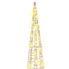 vidaXL Árbol de Navidad con 90 LED 3 pcs cálido 20 x 20 x 80 cm PET