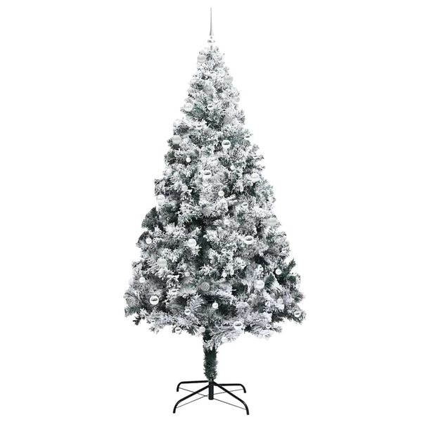 vidaXL &Aacute;rbol de Navidad artificial 240 cm PVC y Acero y Pl&aacute;stico