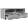 vidaXL Gabinete de TV con caj&oacute;n Gris Sonoma 100 x 48 x 43 cm