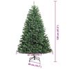 vidaXL &Aacute;rbol de Navidad artificial con ramas articuladas Verde 120 cm