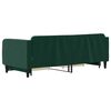 vidaXL Sof&aacute; cama nido con cajones terciopelo verde oscuro 80x200 cm