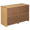 vidaXL Cajonera SAUDA madera maciza de pino color roble 111x43x73,5 cm