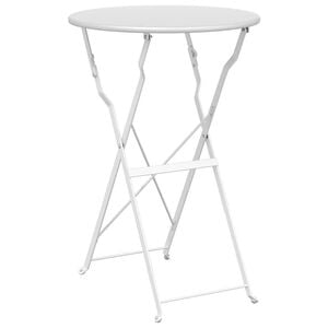vidaXL Mesa de Bistr&oacute; &Oslash; 50 x 71 cm Acero con recubrimiento en polvo
