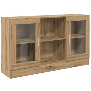 vidaXL Aparador de madera de ingenier&iacute;a roble artisan 120x30,5x70 cm