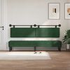 vidaXL Cabecera Colgante Liso Verde Selva 210 x 55 x 5 cm Tela de Pana