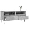 vidaXL Mueble de TV madera contrachapada gris hormig&oacute;n 100x34,5x44,5cm