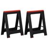 vidaXL Caballetes de trabajo plegables 2 uds polipropileno 350 kg