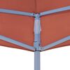 vidaXL Techo de carpa para celebraciones terracota 6x3 m 270 g/m²
